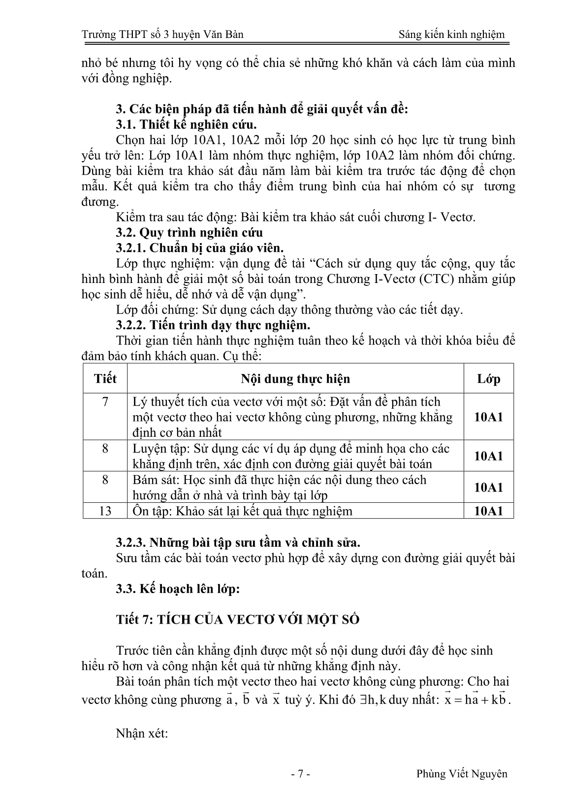 SKKN Cách sử dụng quy tắc cộng, quy tắc hình bình hành để giải một số bài toán trong chương I-Vectơ (CTC) nhằm giúp học sinh dễ hiểu, dễ nhớ và dễ vận dụng trang 7 SKKN Cách sử dụng quy tắc cộng, quy tắc hình bình hành để giải một số bài toán trong chương I-Vectơ (CTC) nhằm giúp học sinh dễ hiểu, dễ nhớ và dễ vận dụng trang 7