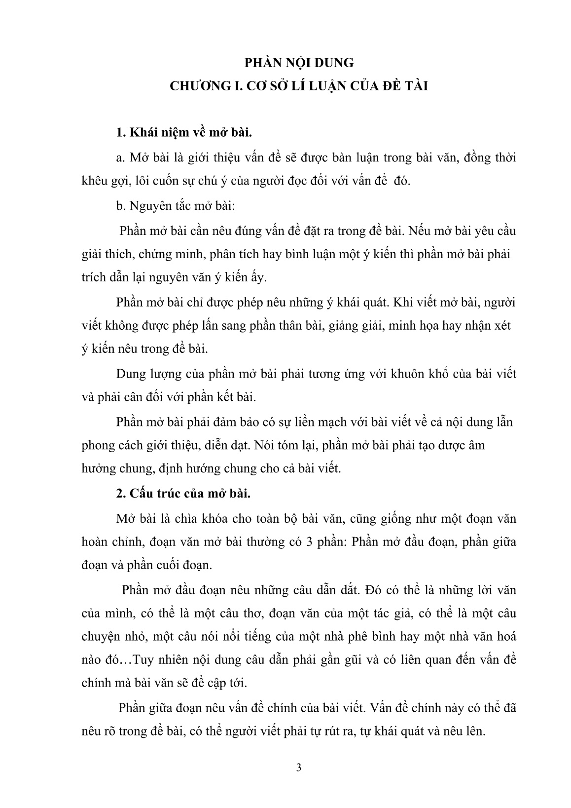Sáng kiến kinh nghiệm Một vài biện pháp rèn kĩ năng viết mở bài cho học sinh Lớp 10A10 trường THPT số 1 Bảo Yên trang 3 Sáng kiến kinh nghiệm Một vài biện pháp rèn kĩ năng viết mở bài cho học sinh Lớp 10A10 trường THPT số 1 Bảo Yên trang 3