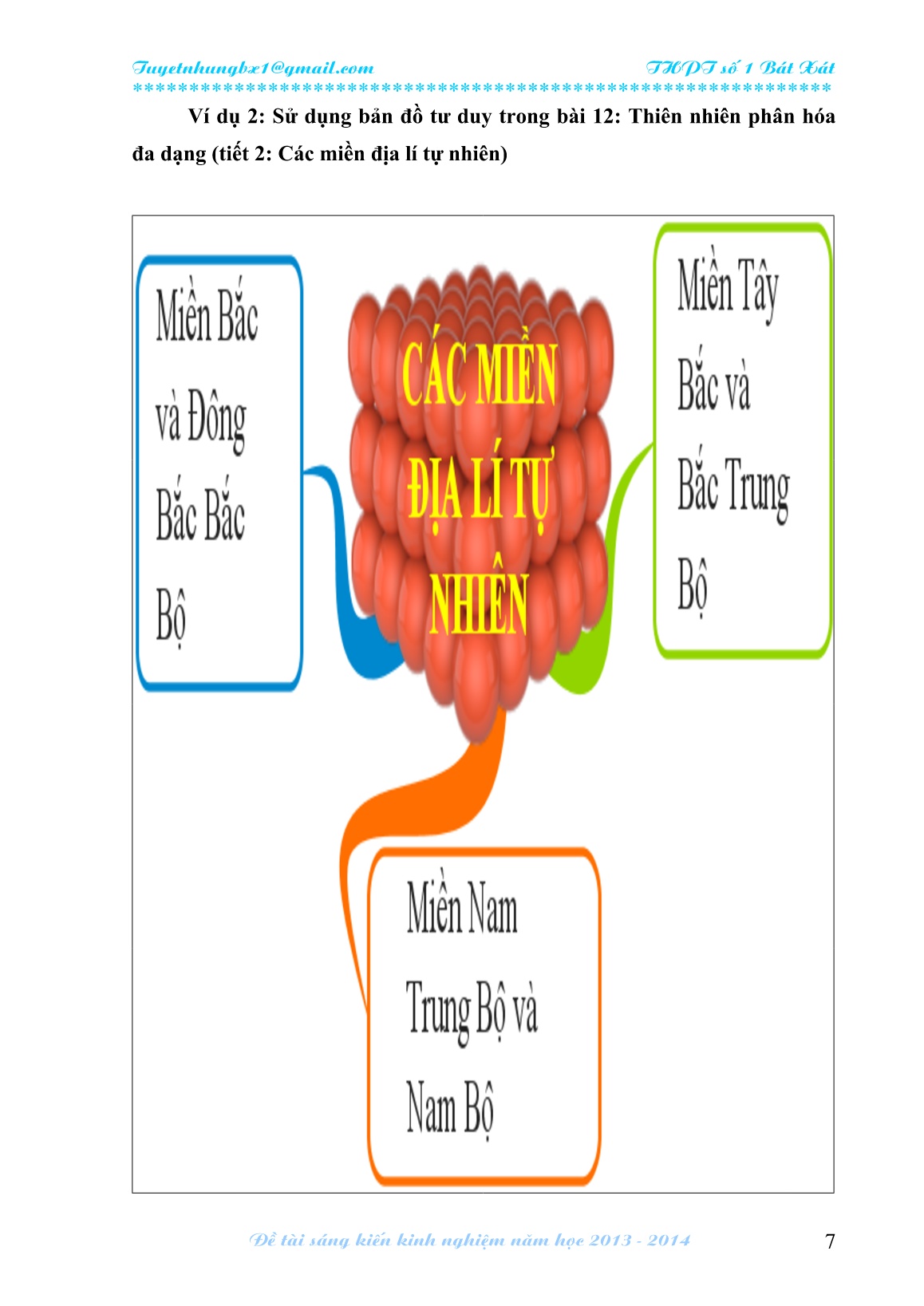 Sáng kiến kinh nghiệm Sử dụng bản đồ tư duy và bài tập điền từ trong ôn thi tốt nghiệp môn Địa lý trung học phổ thông trang 8 Sáng kiến kinh nghiệm Sử dụng bản đồ tư duy và bài tập điền từ trong ôn thi tốt nghiệp môn Địa lý trung học phổ thông trang 8