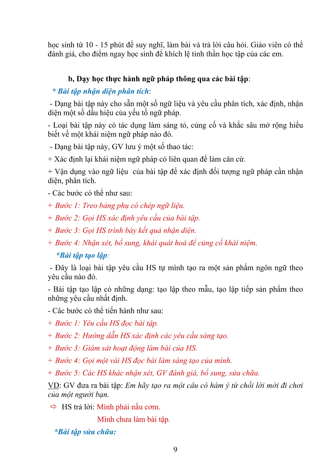 SKKN Dạy học ngữ pháp theo hướng mới nhằm tăng hứng thú học tập phân môn Tiếng Việt cho học sinh trung học phổ thông trang 9 SKKN Dạy học ngữ pháp theo hướng mới nhằm tăng hứng thú học tập phân môn Tiếng Việt cho học sinh trung học phổ thông trang 9
