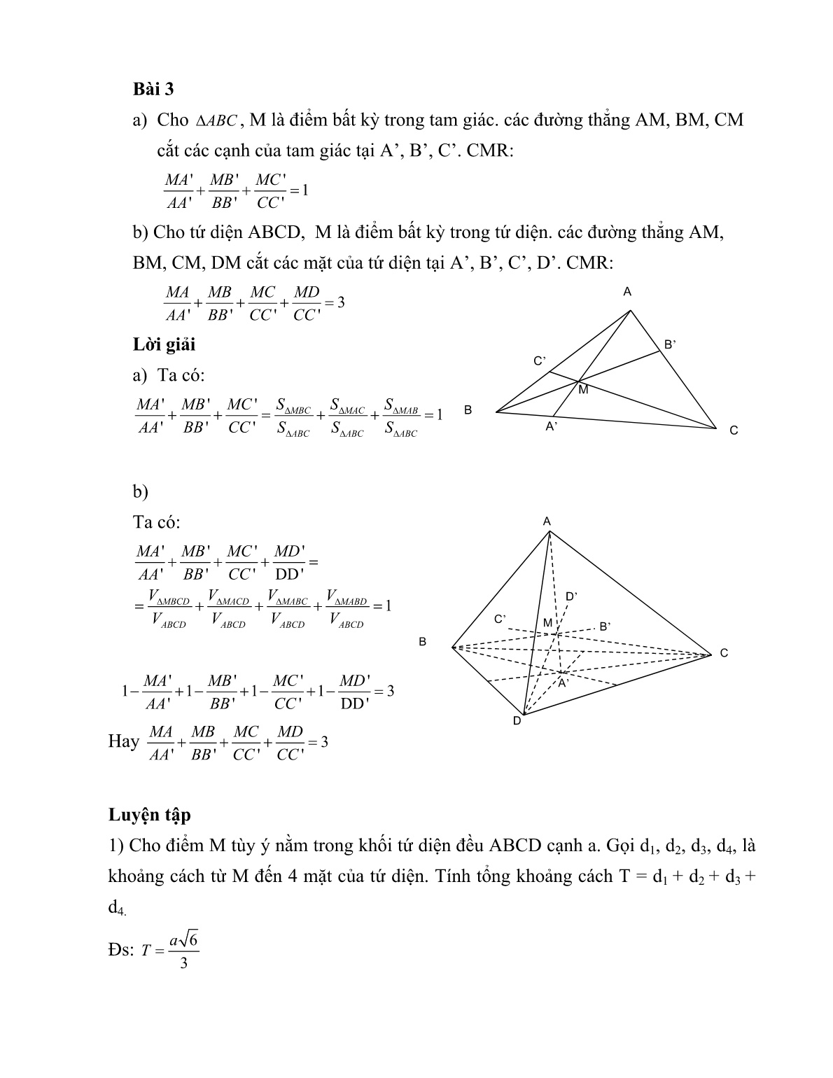 SKKN Phát triển tư duy học sinh khi giảng dạy Chuyên đề Phương pháp thể tích trong hình học không gian trang 6 SKKN Phát triển tư duy học sinh khi giảng dạy Chuyên đề Phương pháp thể tích trong hình học không gian trang 6