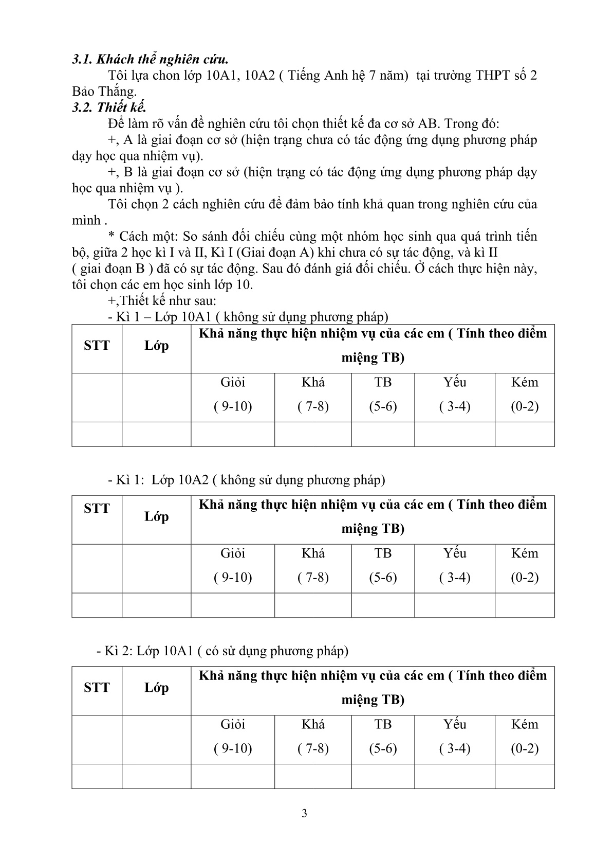 SKKN Ứng dụng phương pháp dạy học theo nhiệm vụ vào kỹ năng viết trong trường THPT số 2 Bảo Thắng trang 3 SKKN Ứng dụng phương pháp dạy học theo nhiệm vụ vào kỹ năng viết trong trường THPT số 2 Bảo Thắng trang 3