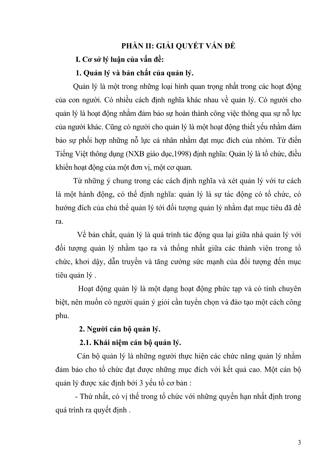 SKKN Một số biện pháp nâng cao năng lực quản lý cho tổ trưởng chuyên môn trong trường THPT Số 2 Huyện Văn Bàn – Tỉnh Lào Cai trang 3 SKKN Một số biện pháp nâng cao năng lực quản lý cho tổ trưởng chuyên môn trong trường THPT Số 2 Huyện Văn Bàn – Tỉnh Lào Cai trang 3