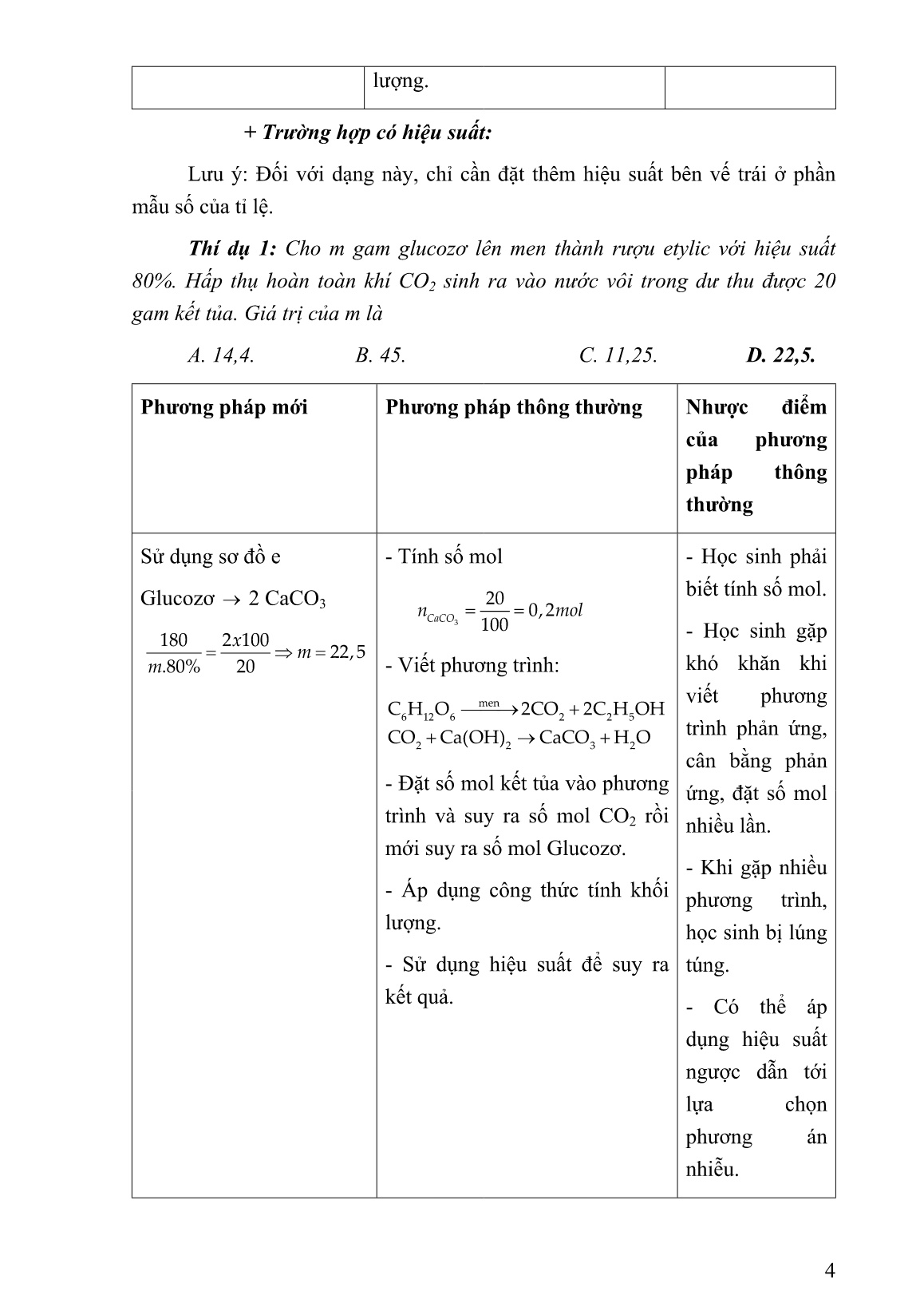 Mô tả Sáng kiến Phương pháp lập sơ đồ hợp thức và lập tỉ lệ để giải nhanh bài tập trắc nghiệm môn Hóa lớp 12 trang 4