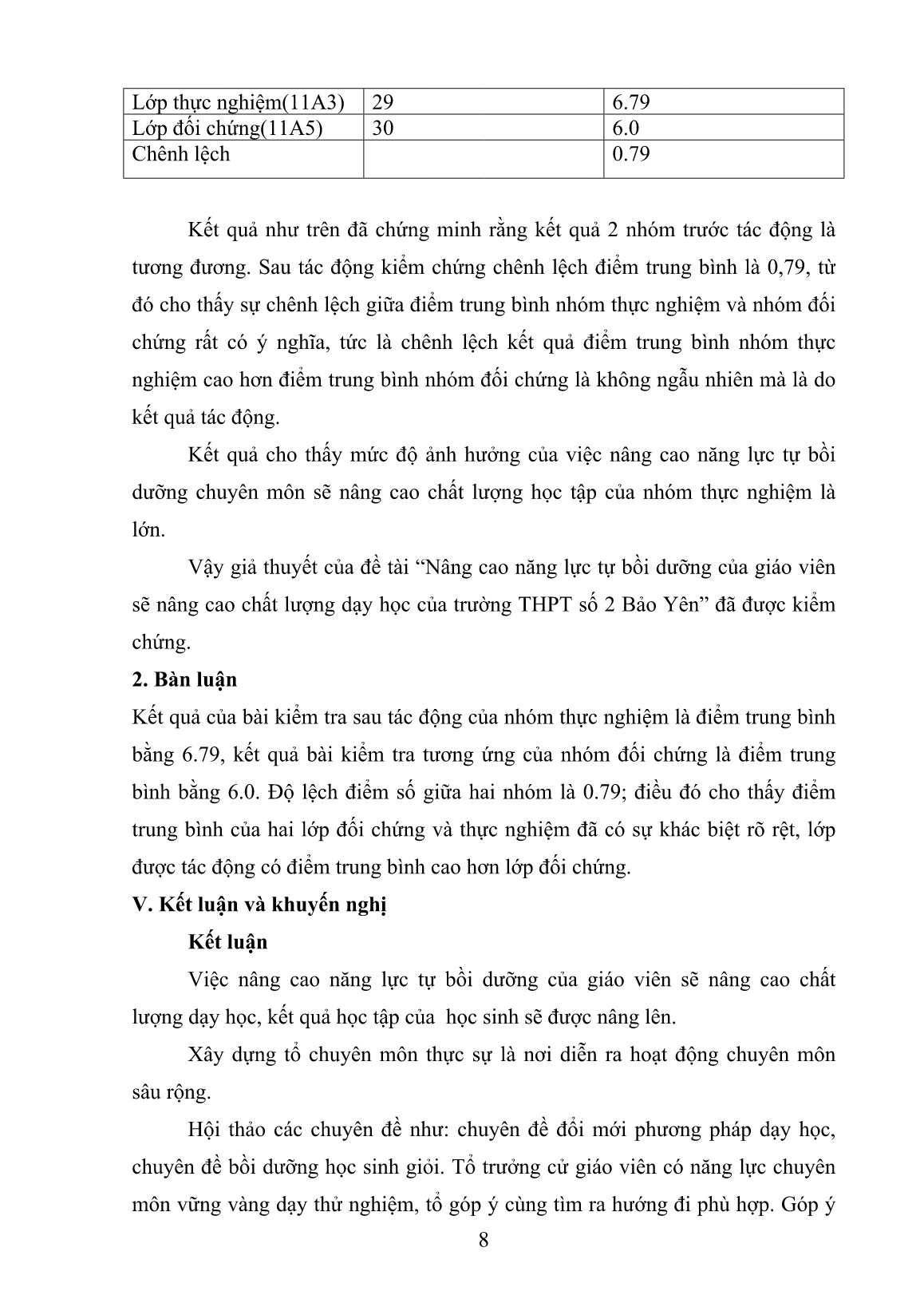 SKKN Giải pháp nâng cao năng lực tự bồi dưỡng của giáo viên nhằm nâng cao chất lượng dạy học của trường THPT số 2 huyện Bảo Yên tỉnh Lào Cai trang 8 SKKN Giải pháp nâng cao năng lực tự bồi dưỡng của giáo viên nhằm nâng cao chất lượng dạy học của trường THPT số 2 huyện Bảo Yên tỉnh Lào Cai trang 8