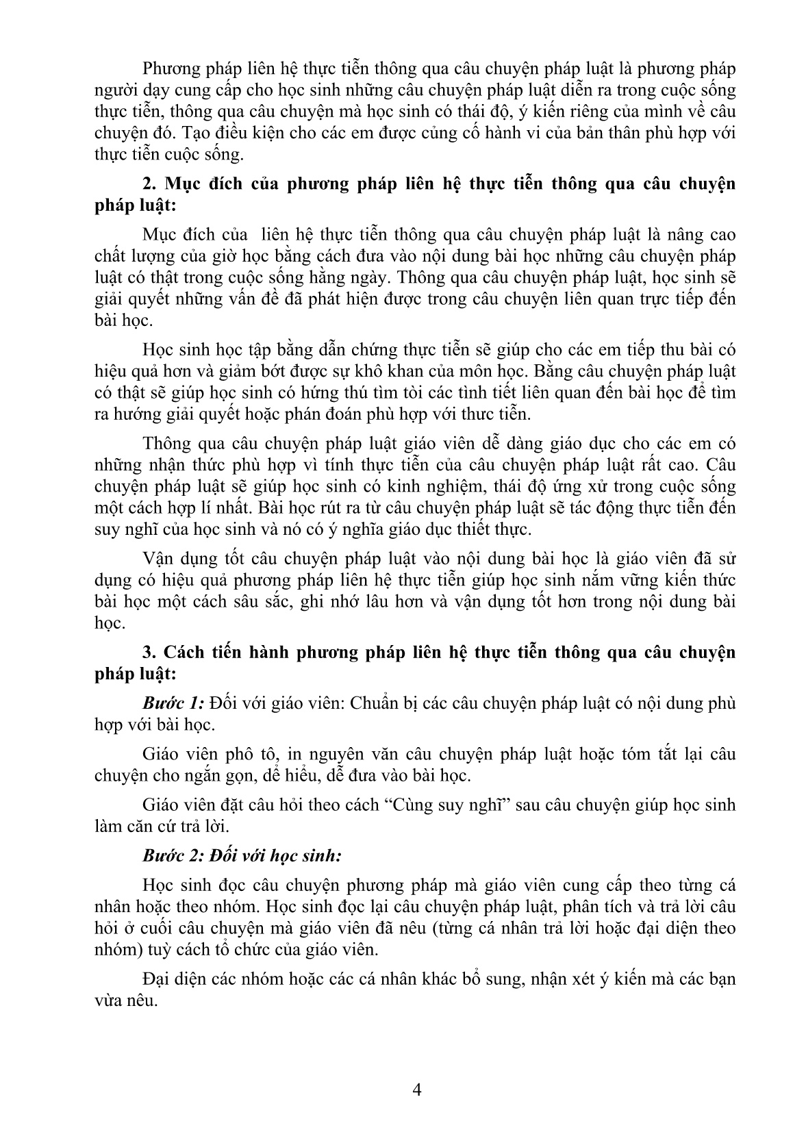 SKKN Sử dụng phương pháp liên hệ thực tiễn thông qua câu chuyện pháp luật trong dạy học môn Giáo dục công dân Lớp 12 trang 4 SKKN Sử dụng phương pháp liên hệ thực tiễn thông qua câu chuyện pháp luật trong dạy học môn Giáo dục công dân Lớp 12 trang 4