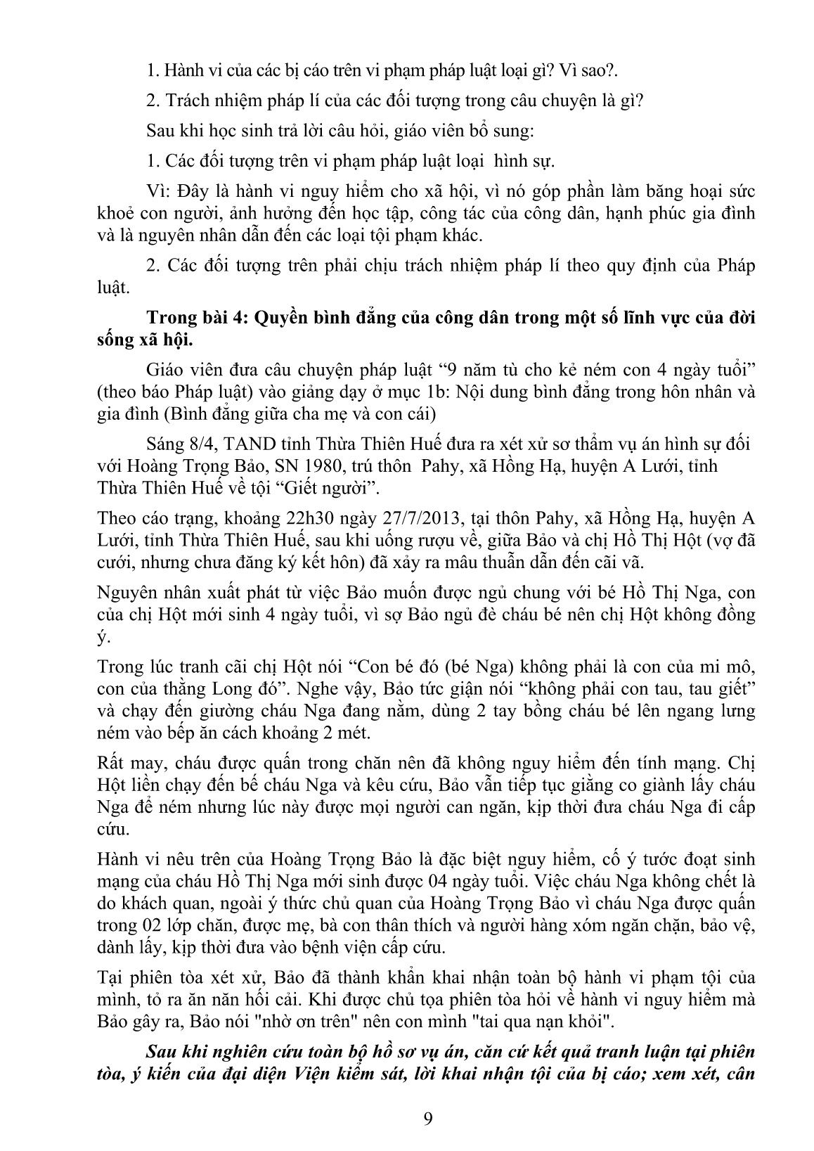 SKKN Sử dụng phương pháp liên hệ thực tiễn thông qua câu chuyện pháp luật trong dạy học môn Giáo dục công dân Lớp 12 trang 9 SKKN Sử dụng phương pháp liên hệ thực tiễn thông qua câu chuyện pháp luật trong dạy học môn Giáo dục công dân Lớp 12 trang 9