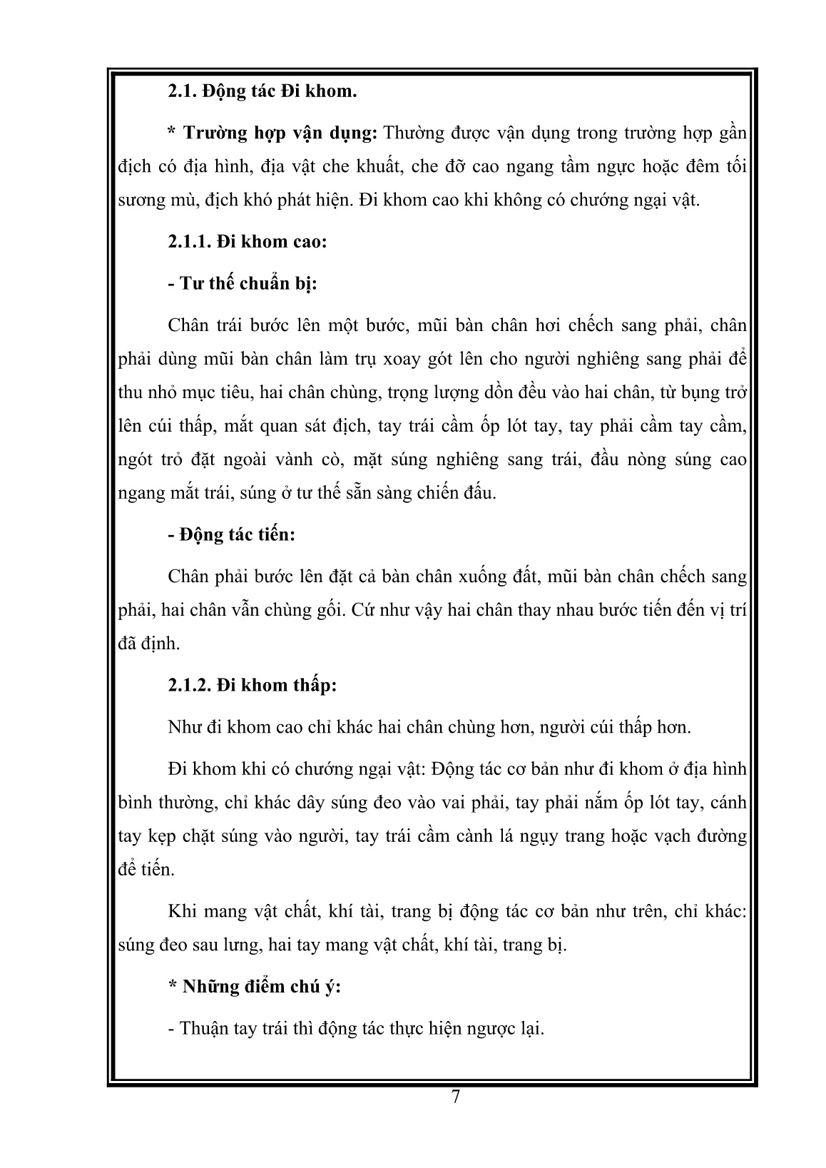 SKKN Một số biện pháp nâng cao chất lượng giảng dạy các tư thế động tác cơ bản vận động trên chiến trường cho học sinh Khối 12 trang 7 SKKN Một số biện pháp nâng cao chất lượng giảng dạy các tư thế động tác cơ bản vận động trên chiến trường cho học sinh Khối 12 trang 7
