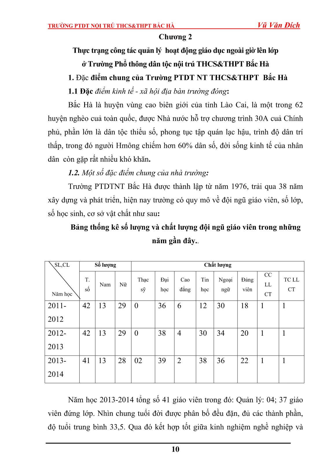 SKKN Quản lý hoạt động giáo dục ngoài giờ lên lớp trong trường PTDT nội trú Bắc Hà, thực trạng và giải pháp trang 10 SKKN Quản lý hoạt động giáo dục ngoài giờ lên lớp trong trường PTDT nội trú Bắc Hà, thực trạng và giải pháp trang 10
