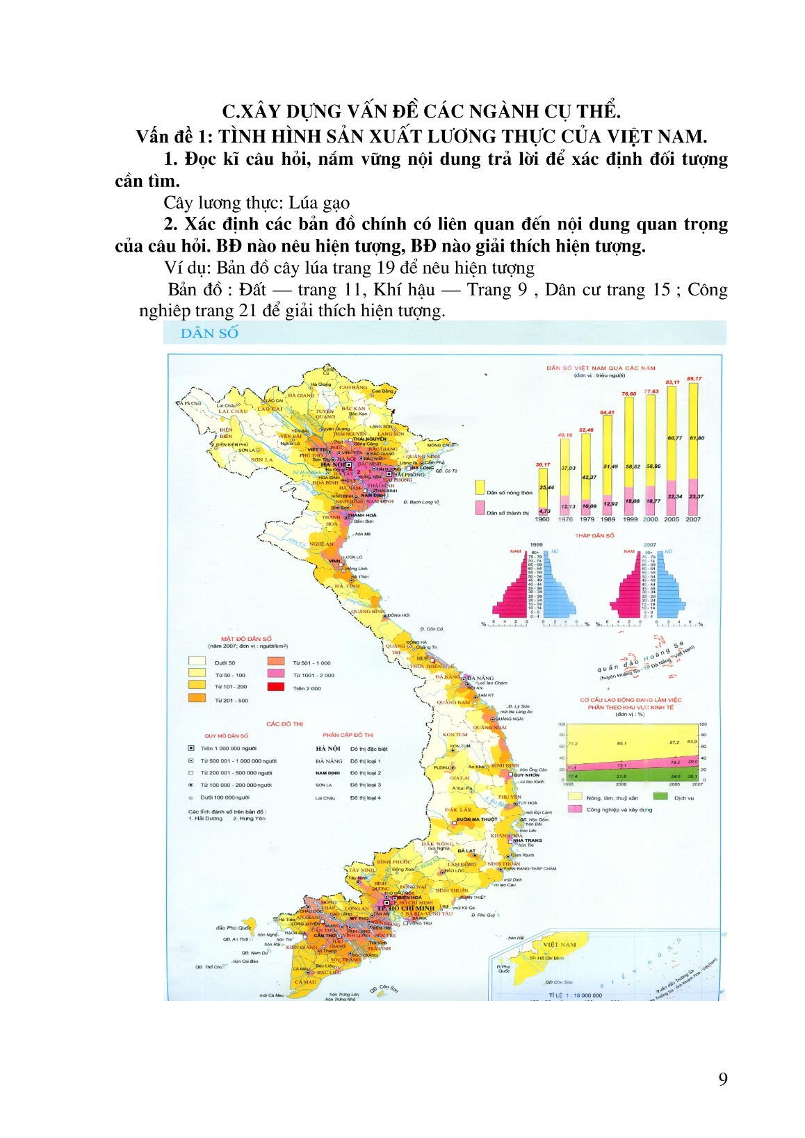 Sáng kiến kinh nghiệm Khai thác kiến thức về tình hình phát triển các ngành kinh tế trong chương trình Địa lí 12 dựa vào Atlát trang 9 Sáng kiến kinh nghiệm Khai thác kiến thức về tình hình phát triển các ngành kinh tế trong chương trình Địa lí 12 dựa vào Atlát trang 9
