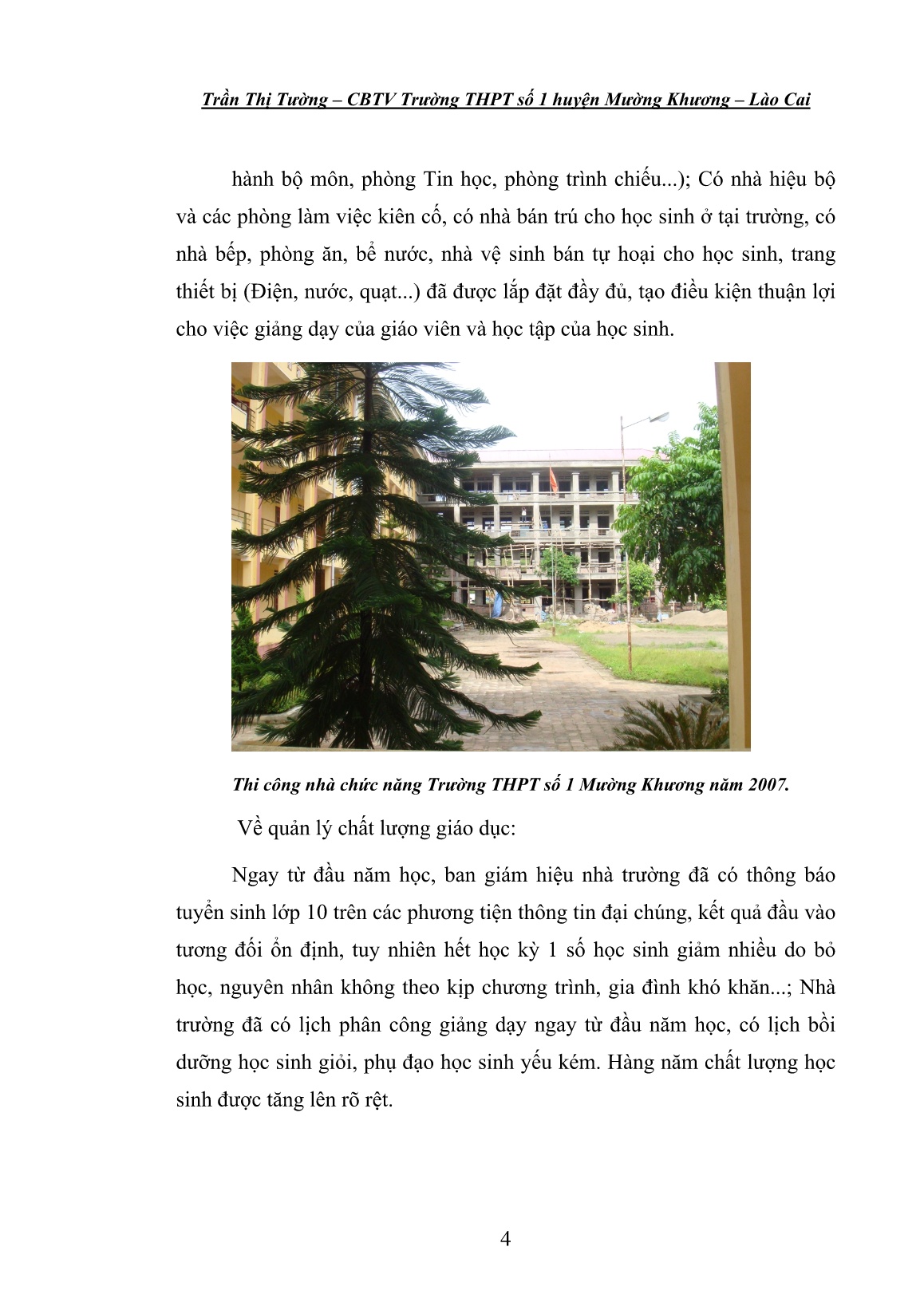 SKKN Một số kinh nghiệm thực hiện mô hình Thư viện trường học thân thiện tại trường THPT số 1 Mường Khương trang 4 SKKN Một số kinh nghiệm thực hiện mô hình Thư viện trường học thân thiện tại trường THPT số 1 Mường Khương trang 4