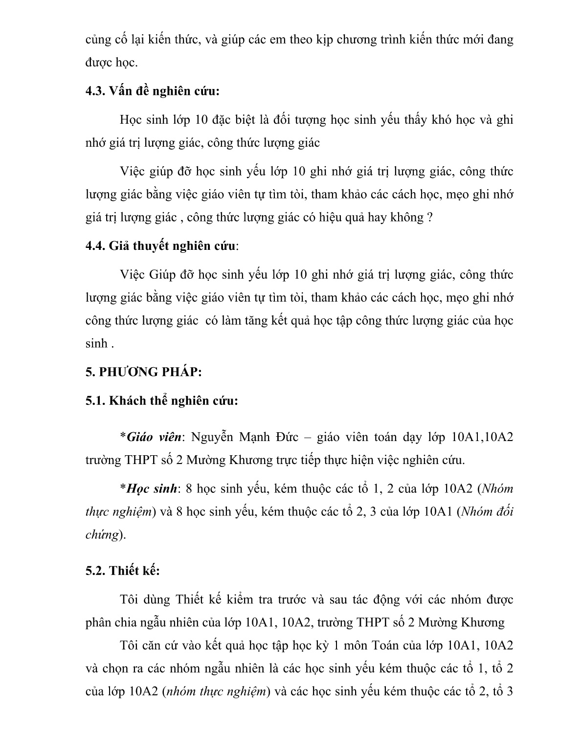 SKKN Giúp học sinh yếu Lớp 10 ghi nhớ giá trị lượng giác, công thức lượng giác bằng các mẹo nhớ đơn giản trang 5 SKKN Giúp học sinh yếu Lớp 10 ghi nhớ giá trị lượng giác, công thức lượng giác bằng các mẹo nhớ đơn giản trang 5