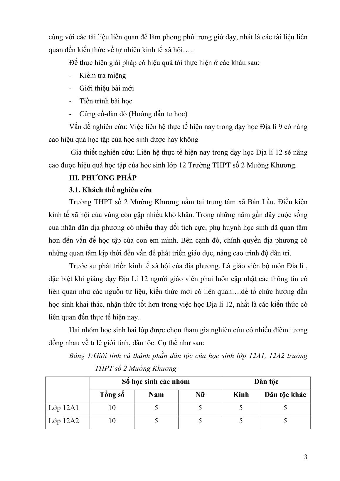 Sáng kiến kinh nghiệm Liên hệ thực tế trong dạy học Địa lí 12 nhằm nâng cao hiệu quả bài học trang 3 Sáng kiến kinh nghiệm Liên hệ thực tế trong dạy học Địa lí 12 nhằm nâng cao hiệu quả bài học trang 3
