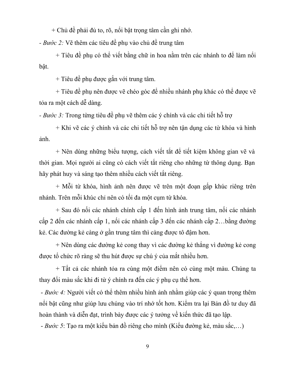 Sáng kiến kinh nghiệm Sử dụng bản đồ tư duy trong dạy học Lịch sử 12 ở trường trung học phổ thông số 1 Sa Pa trang 9 Sáng kiến kinh nghiệm Sử dụng bản đồ tư duy trong dạy học Lịch sử 12 ở trường trung học phổ thông số 1 Sa Pa trang 9