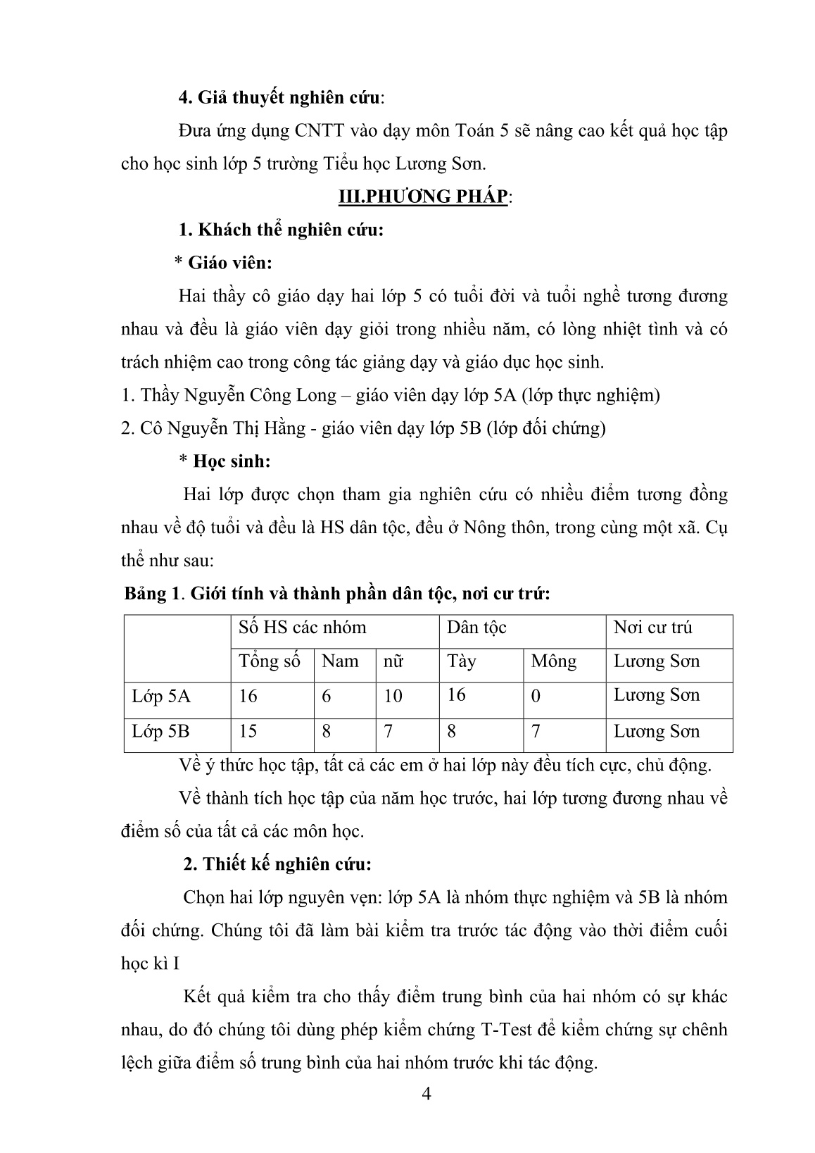 SKKN Nâng cao hiệu quả dạy và học phần hình học môn Toán Lớp 5 bằng việc sử dụng công nghệ thông tin trang 4 SKKN Nâng cao hiệu quả dạy và học phần hình học môn Toán Lớp 5 bằng việc sử dụng công nghệ thông tin trang 4