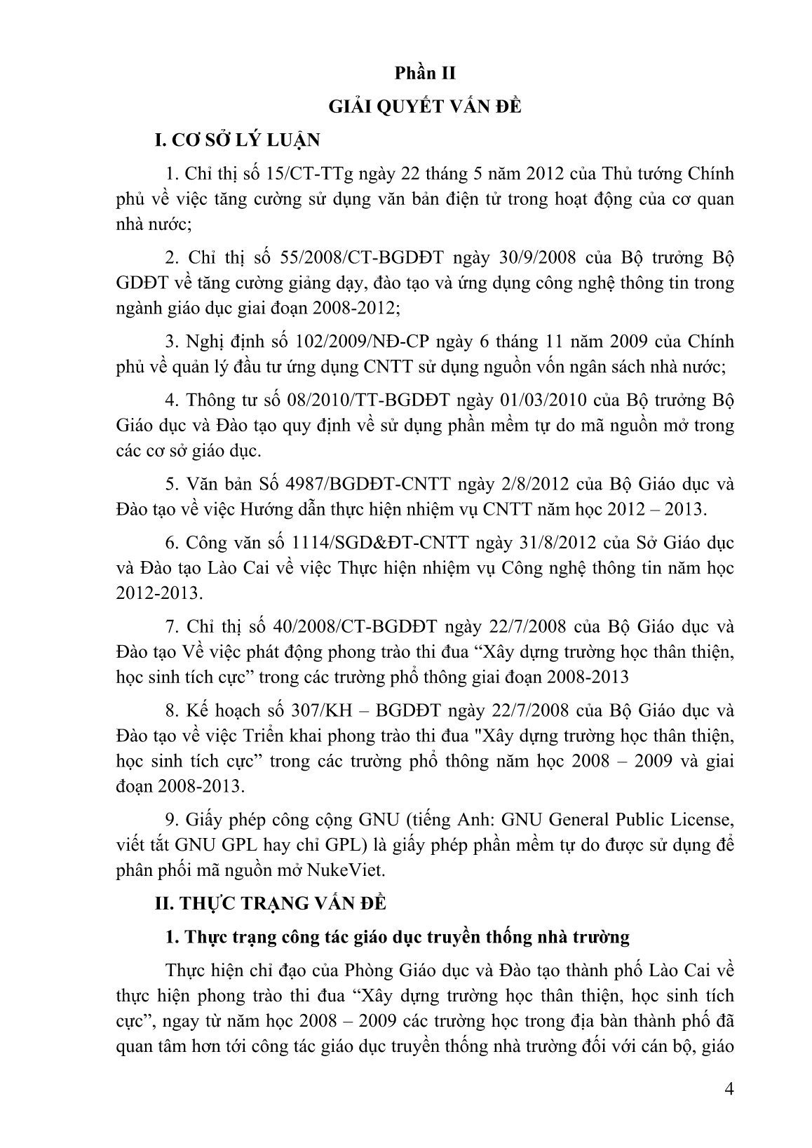 SKKN Ứng dụng mã nguồn mở xây dựng Phòng truyền thống điện tử Ngành Giáo dục - Đào tạo Thành phố Lào Cai trang 4 SKKN Ứng dụng mã nguồn mở xây dựng Phòng truyền thống điện tử Ngành Giáo dục - Đào tạo Thành phố Lào Cai trang 4