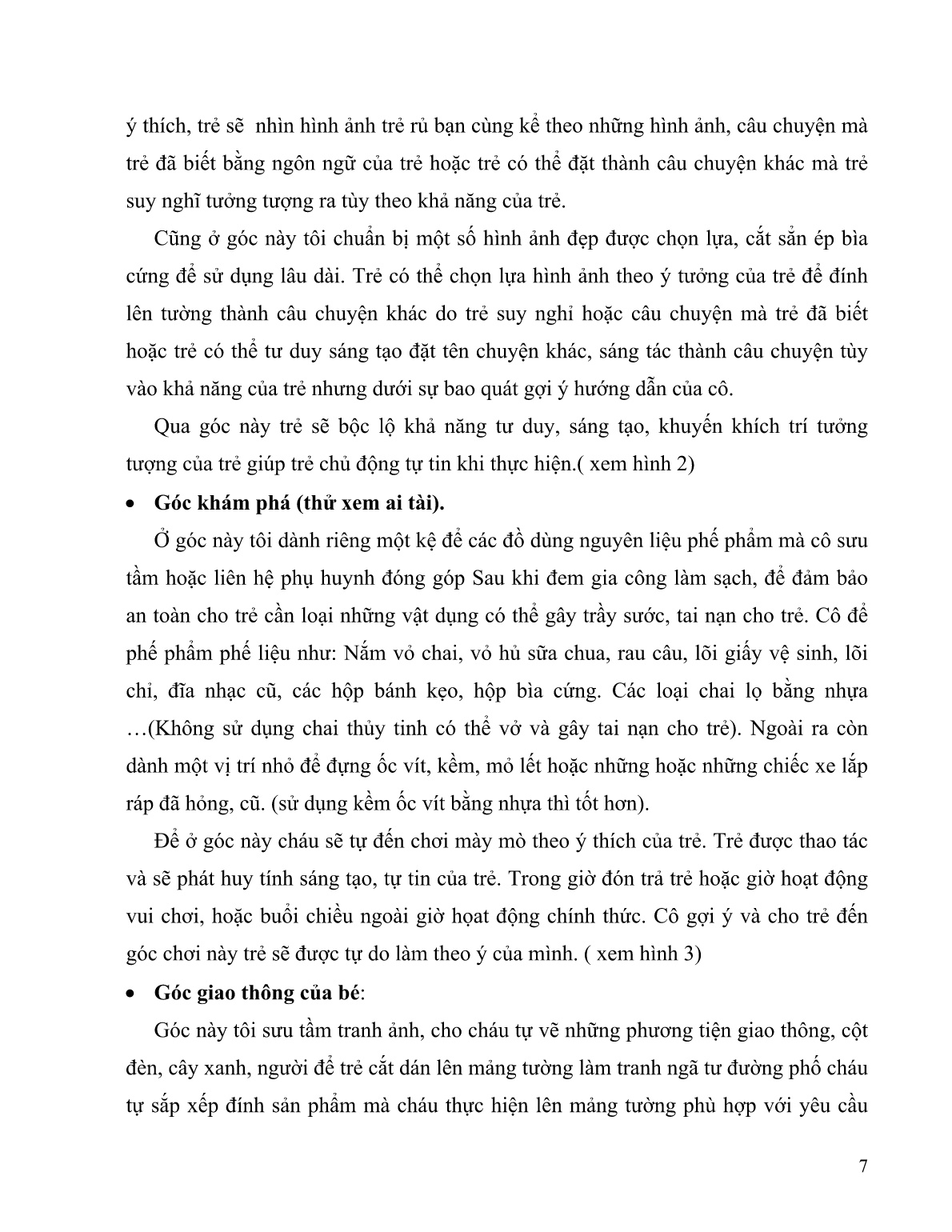 SKKN Kinh nghiệm tạo môi trường mở trong nhóm lớp, giúp trẻ lớp Chồi hoạt động tích cực trang 7 SKKN Kinh nghiệm tạo môi trường mở trong nhóm lớp, giúp trẻ lớp Chồi hoạt động tích cực trang 7