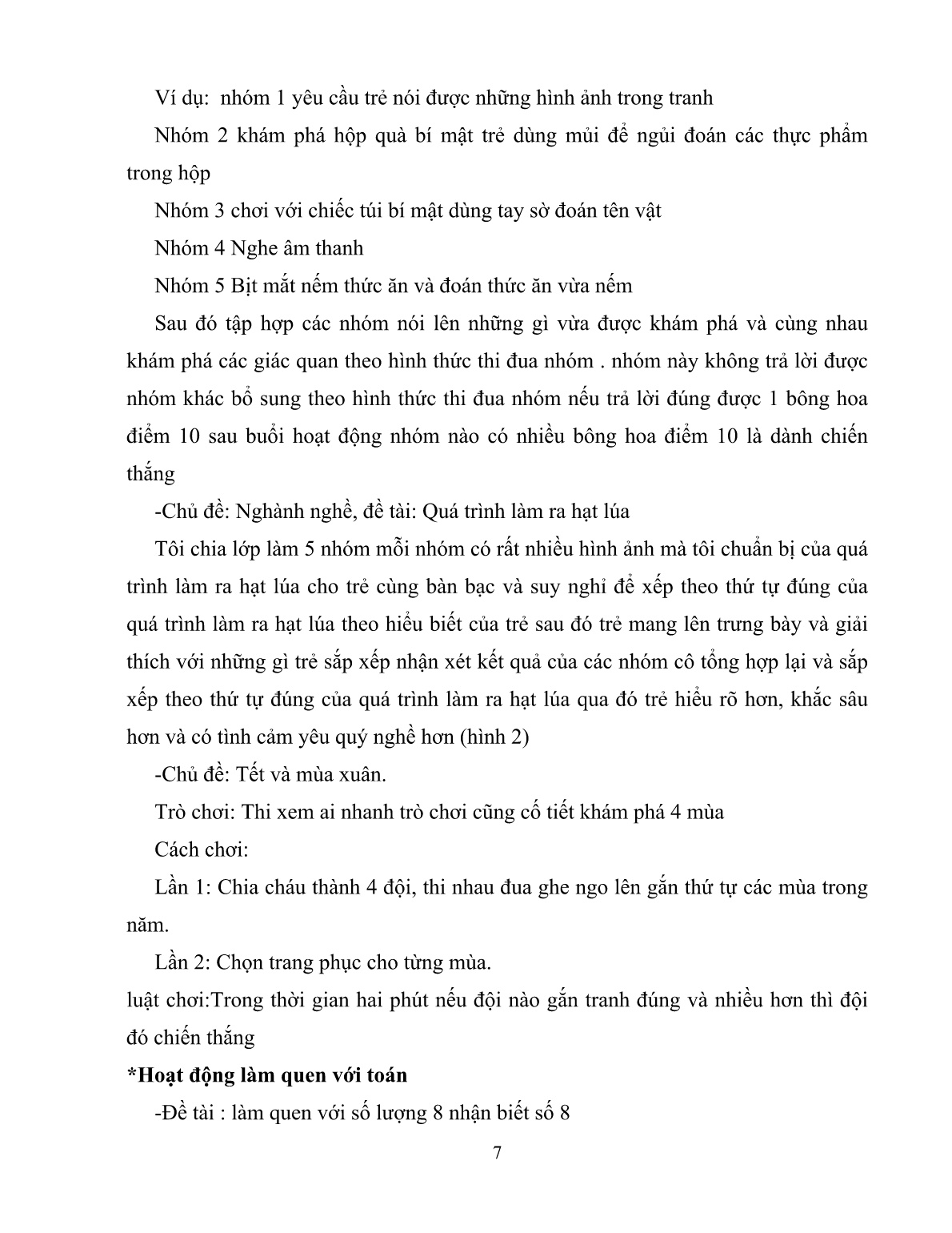 SKKN Kinh nghiệm tổ chức cho trẻ hoạt động theo nhóm phát huy tính tích cực ở trẻ lớp Lá trang 7 SKKN Kinh nghiệm tổ chức cho trẻ hoạt động theo nhóm phát huy tính tích cực ở trẻ lớp Lá trang 7