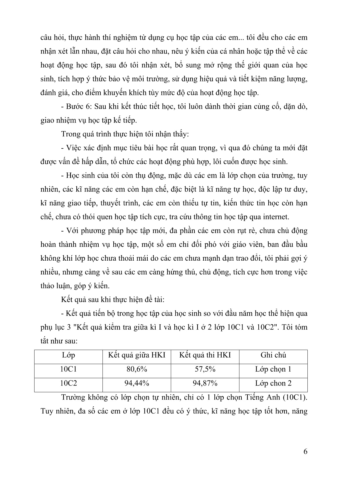 Mô tả Sáng kiến Kết hợp các biện pháp dạy và học tích cực trong giảng dạy chương Động lực học chất điểm ở chương trình Vật lí 10 trang 6