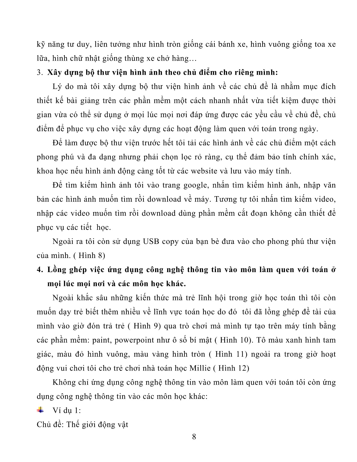 SKKN Kinh nghiệm ứng dụng công nghệ thông tin vào hoạt động làm quen với toán trang 8 SKKN Kinh nghiệm ứng dụng công nghệ thông tin vào hoạt động làm quen với toán trang 8