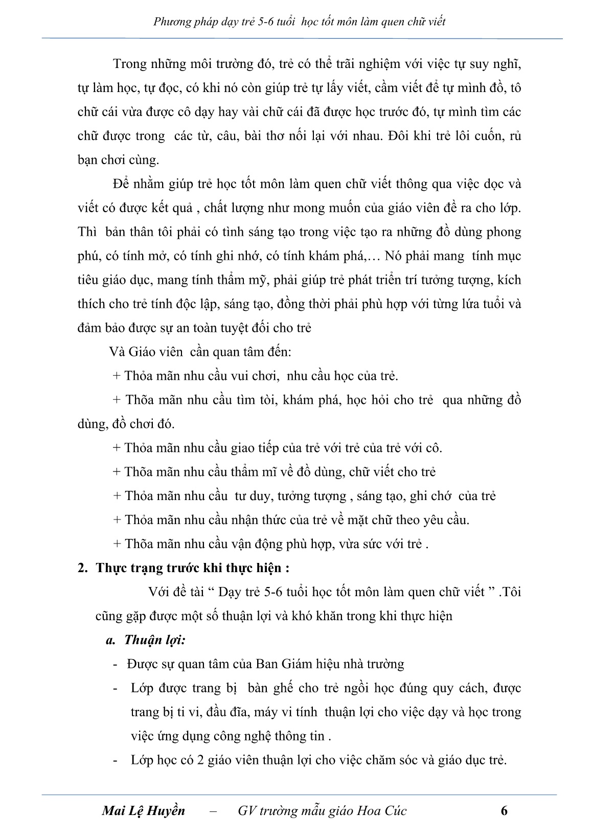 Sáng kiến kinh nghiệm Phương pháp dạy trẻ 5-6 tuổi học tốt môn Làm quen chữ viết trang 6 Sáng kiến kinh nghiệm Phương pháp dạy trẻ 5-6 tuổi học tốt môn Làm quen chữ viết trang 6