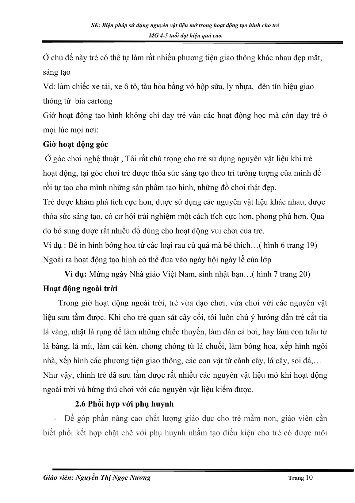 SKKN Biện pháp sử dụng nguyên vật liệu mở trong hoạt động tạo hình cho trẻ MG 4-5 tuổi đạt hiệu quả cao trang 10 SKKN Biện pháp sử dụng nguyên vật liệu mở trong hoạt động tạo hình cho trẻ MG 4-5 tuổi đạt hiệu quả cao trang 10