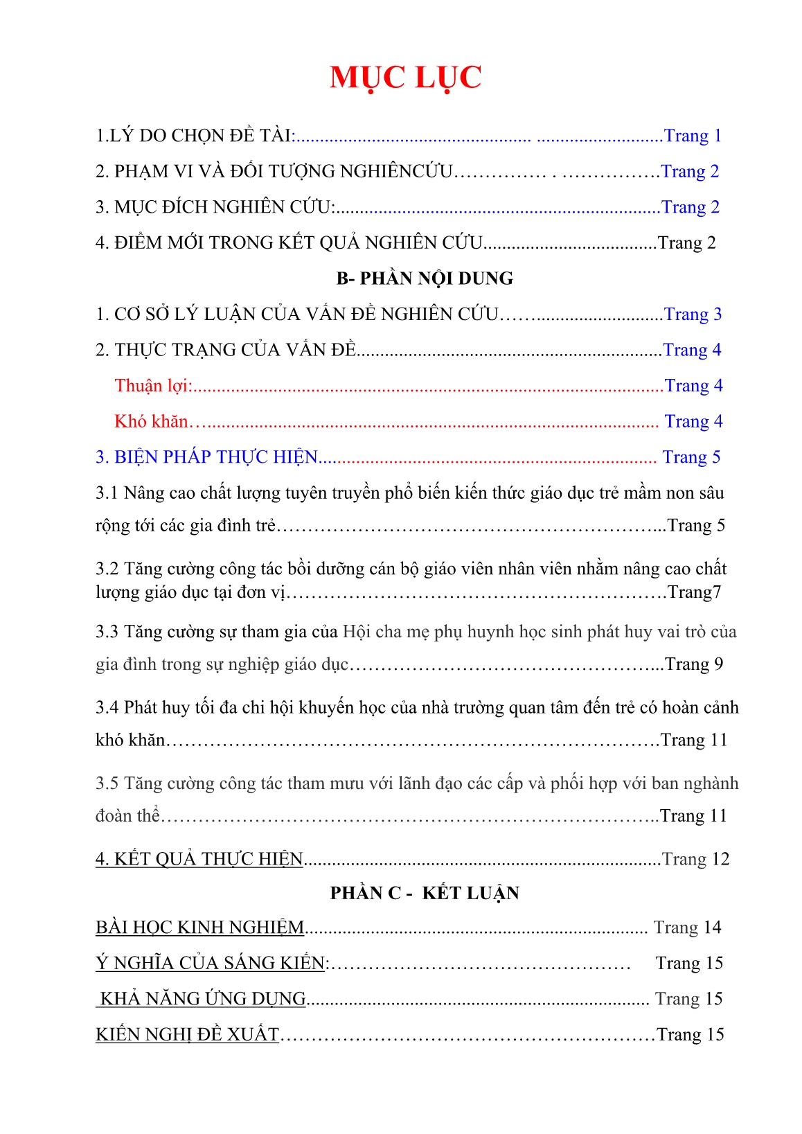 SKKN Một số biện pháp phối hợp giữa nhà trường và gia đình nhằm nâng cao chất lượng chăm sóc giáo dục trẻ mầm non trang 1 SKKN Một số biện pháp phối hợp giữa nhà trường và gia đình nhằm nâng cao chất lượng chăm sóc giáo dục trẻ mầm non trang 1