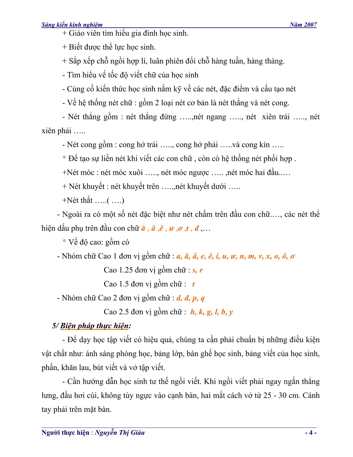 SKKN Biện pháp nâng cao hiệu quả học phân môn Tập viết Lớp1/2 trường tiểu học Định Hiệp, Dầu Tiếng, Bình Dương trang 4 SKKN Biện pháp nâng cao hiệu quả học phân môn Tập viết Lớp1/2 trường tiểu học Định Hiệp, Dầu Tiếng, Bình Dương trang 4