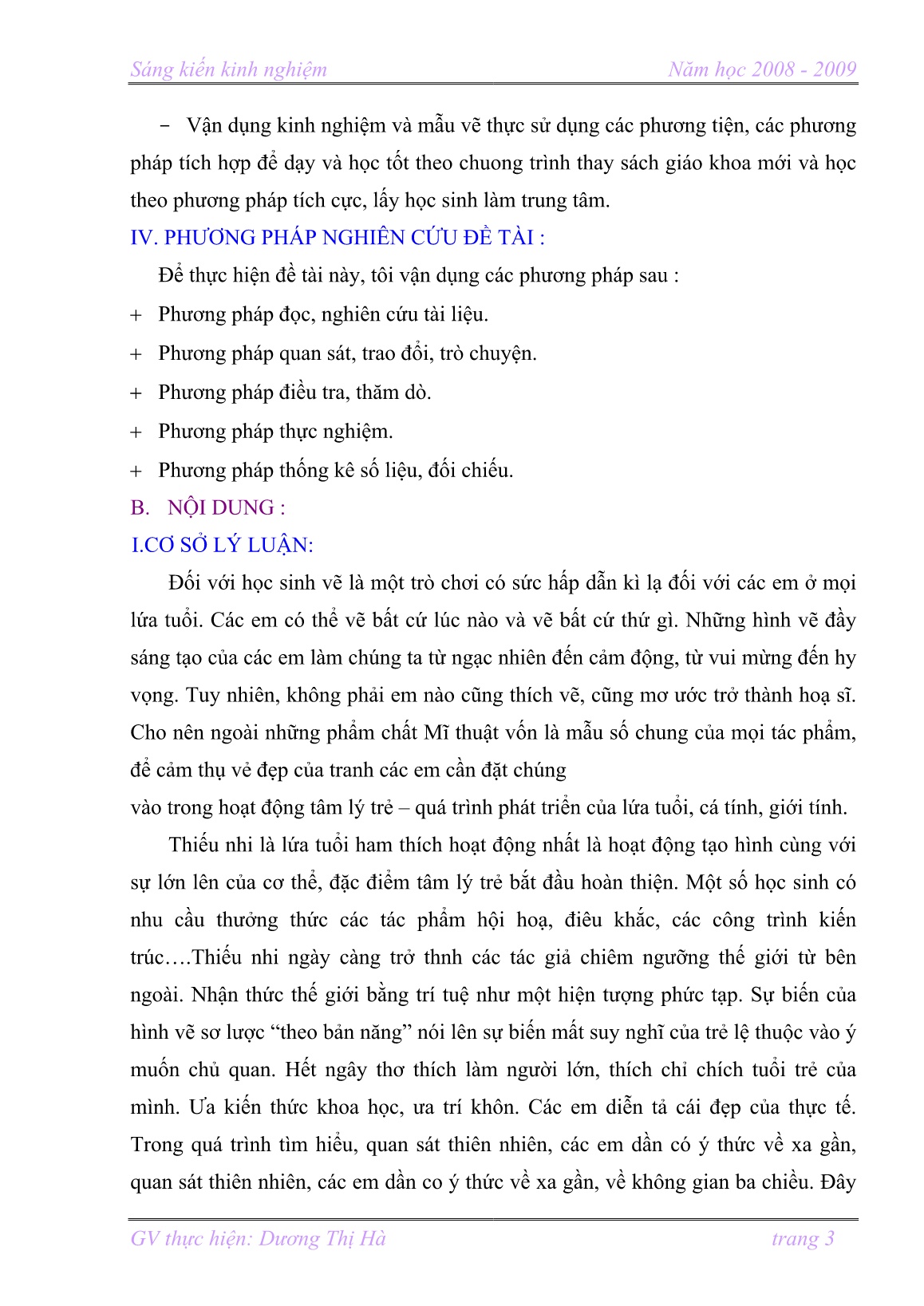 SKKN Kinh nghiệm dạy và học tốt phân môn Vẽ theo mẫu ở Lớp 5 trường TH Định Hiệp trang 3 SKKN Kinh nghiệm dạy và học tốt phân môn Vẽ theo mẫu ở Lớp 5 trường TH Định Hiệp trang 3
