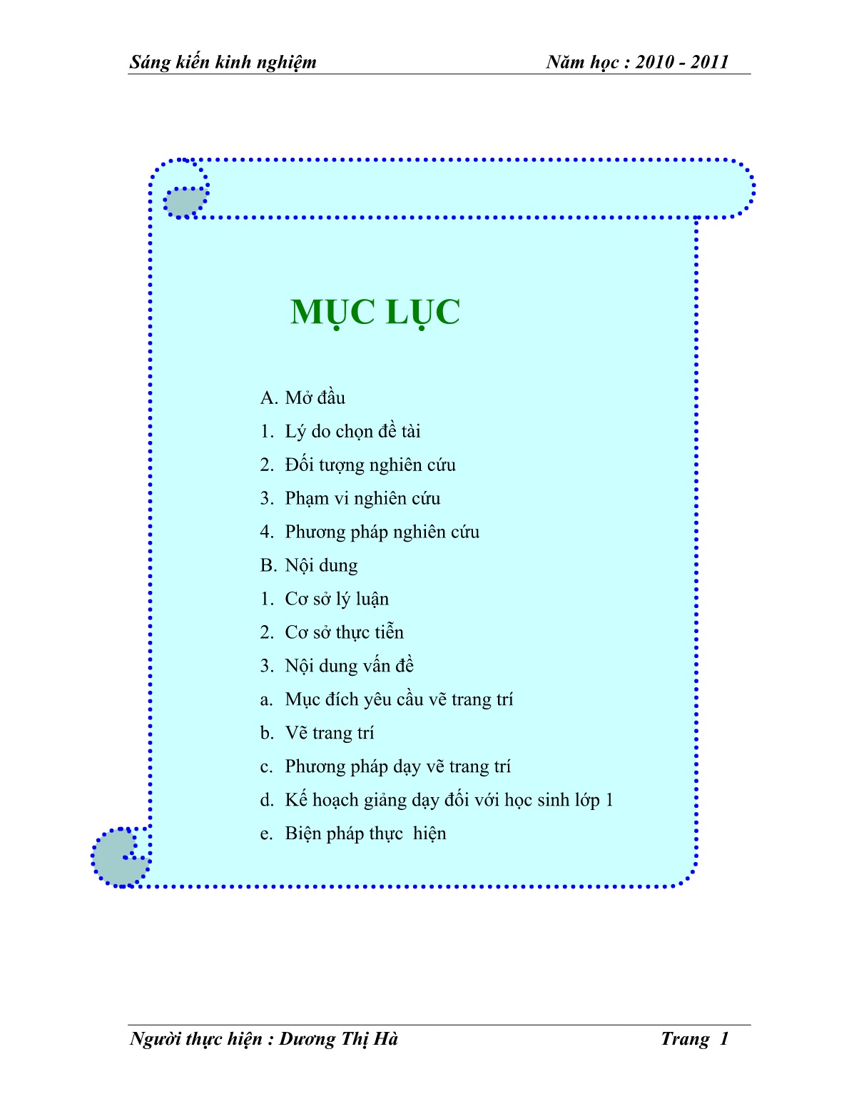 SKKN Kinh nghiệm dạy vẽ trang trí ở tiểu học, trường tiểu học Định Hiệp trang 1 SKKN Kinh nghiệm dạy vẽ trang trí ở tiểu học, trường tiểu học Định Hiệp trang 1