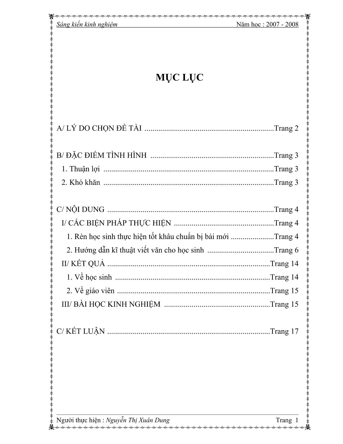 Sáng kiến kinh nghiệm Một vài kinh nghiệm giúp học sinh học tốt phân môn Tập làm văn Lớp 5 trang 1 Sáng kiến kinh nghiệm Một vài kinh nghiệm giúp học sinh học tốt phân môn Tập làm văn Lớp 5 trang 1