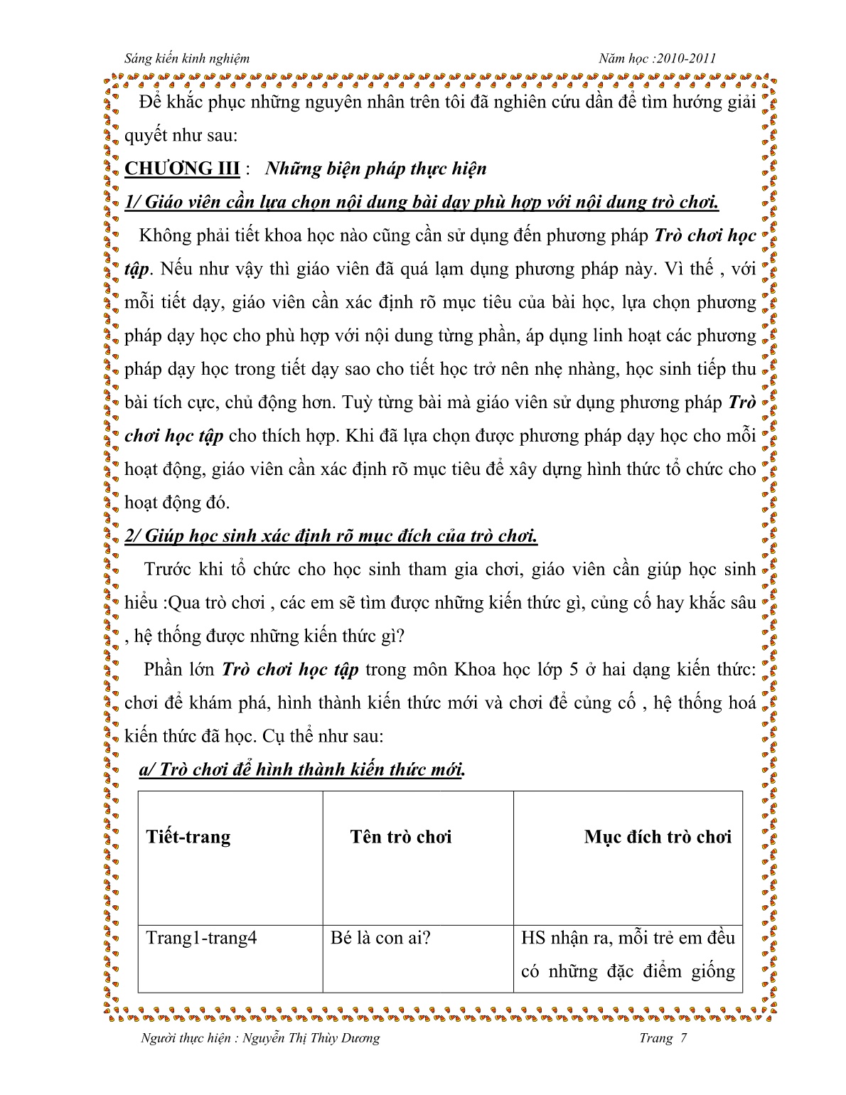 Sáng kiến kinh nghiệm Nâng cao hiệu quả dạy học của phương pháp trò chơi trong môn Khoa học Lớp 5 trang 7 Sáng kiến kinh nghiệm Nâng cao hiệu quả dạy học của phương pháp trò chơi trong môn Khoa học Lớp 5 trang 7