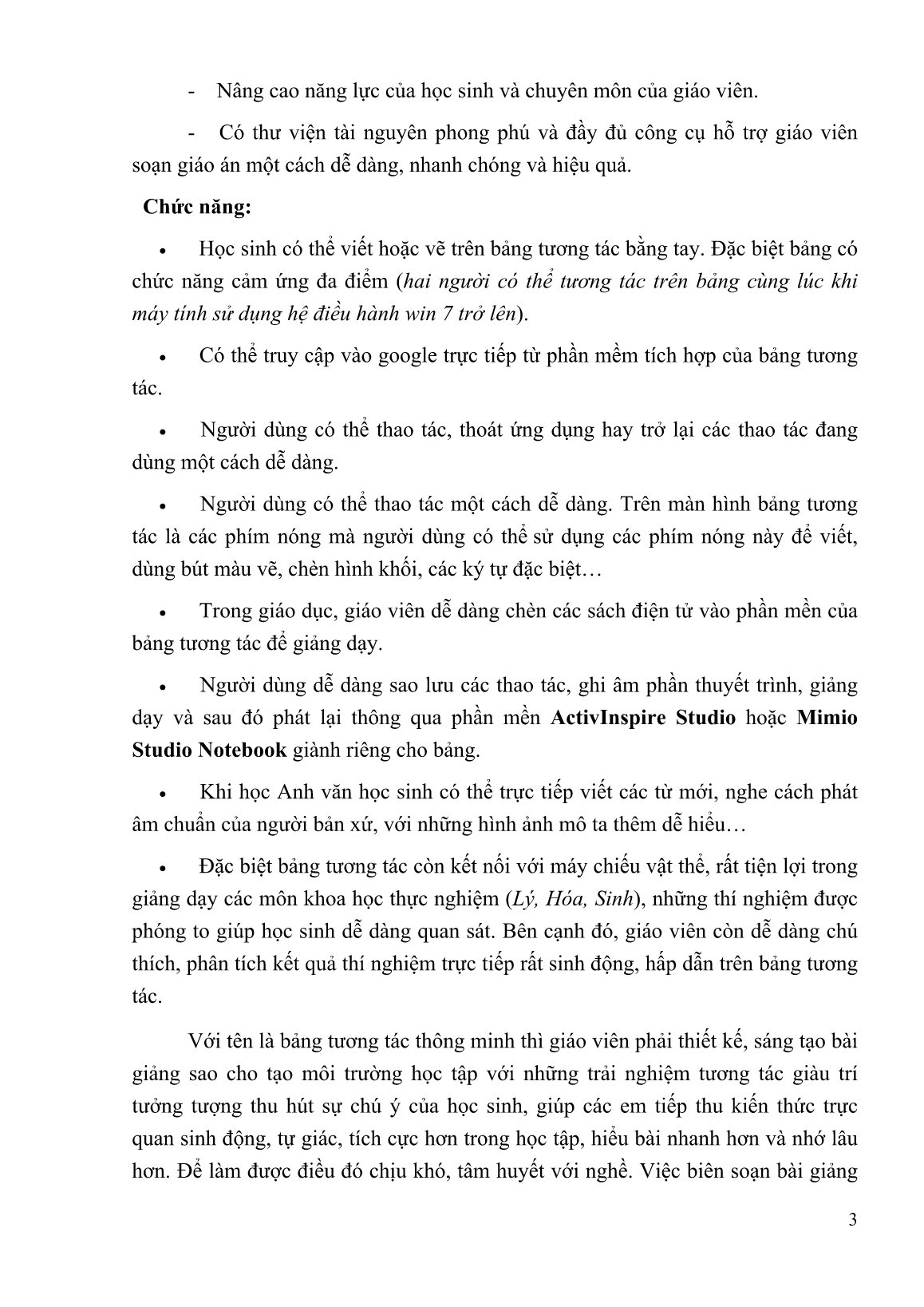 Mô tả Sáng kiến Một số thủ thuật sử dụng bảng tương tác thông minh trong bài giảng điện tử môn Vật lý ở Trường THPT Trung An trang 3