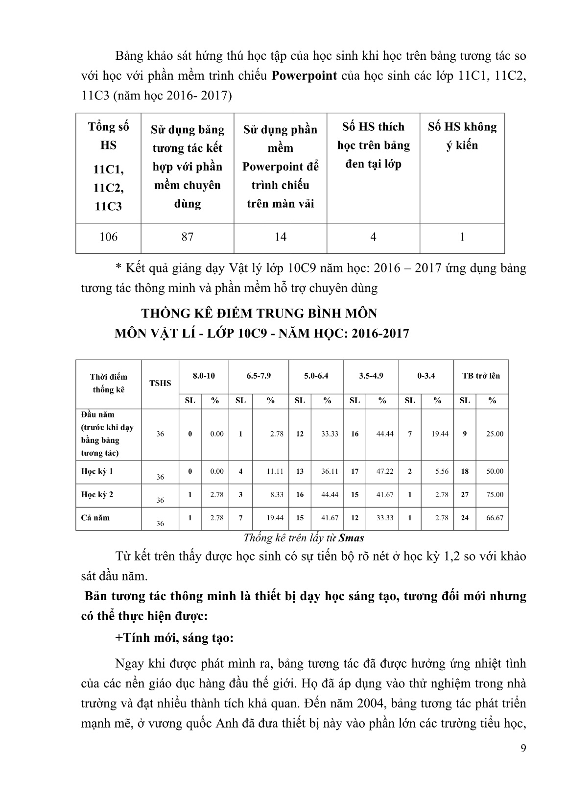 Mô tả Sáng kiến Một số thủ thuật sử dụng bảng tương tác thông minh trong bài giảng điện tử môn Vật lý ở Trường THPT Trung An trang 9