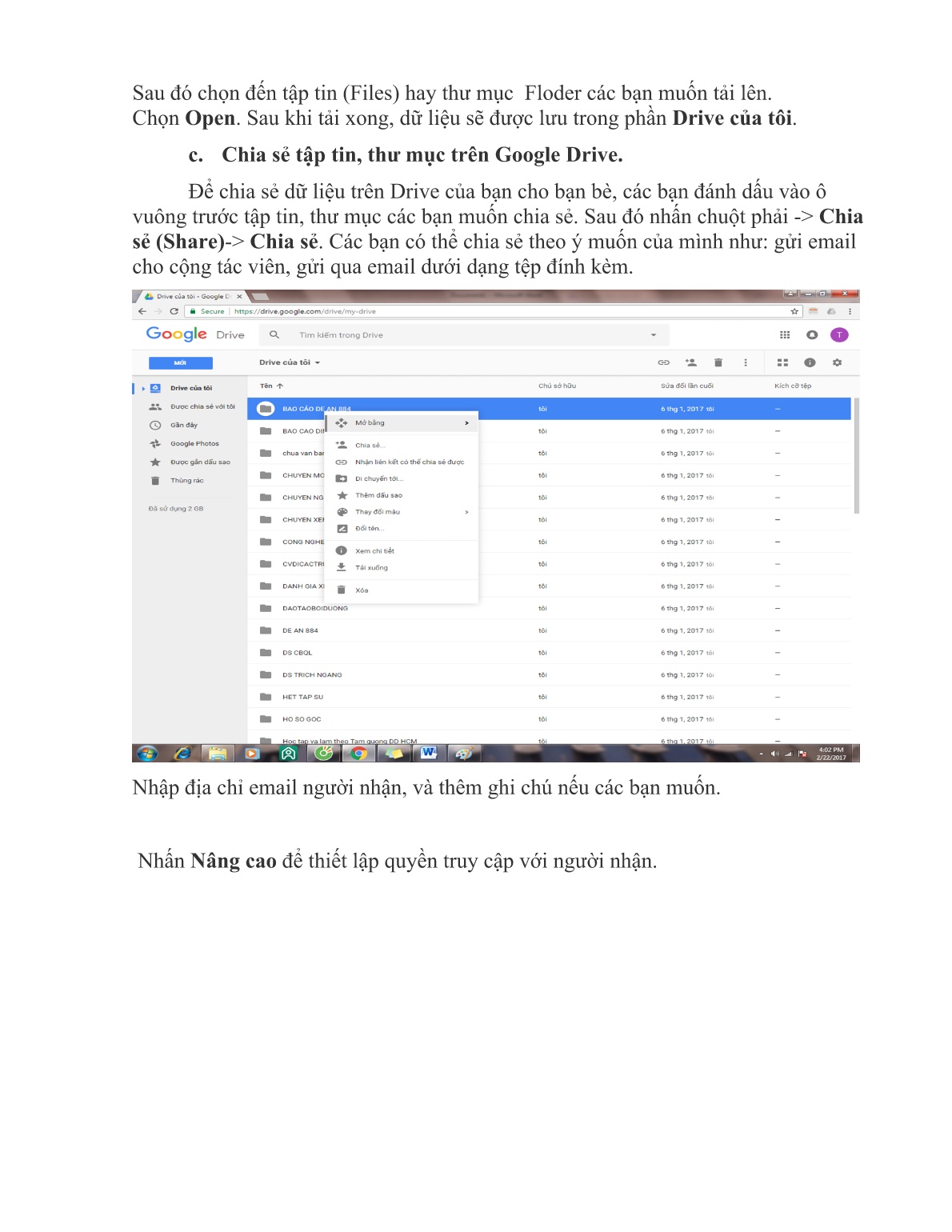 Đề tài Giải pháp lưu trữ dữ liệu - Cơ sở dữ liệu đám mây trên Google Drive trang 5 Đề tài Giải pháp lưu trữ dữ liệu - Cơ sở dữ liệu đám mây trên Google Drive trang 5