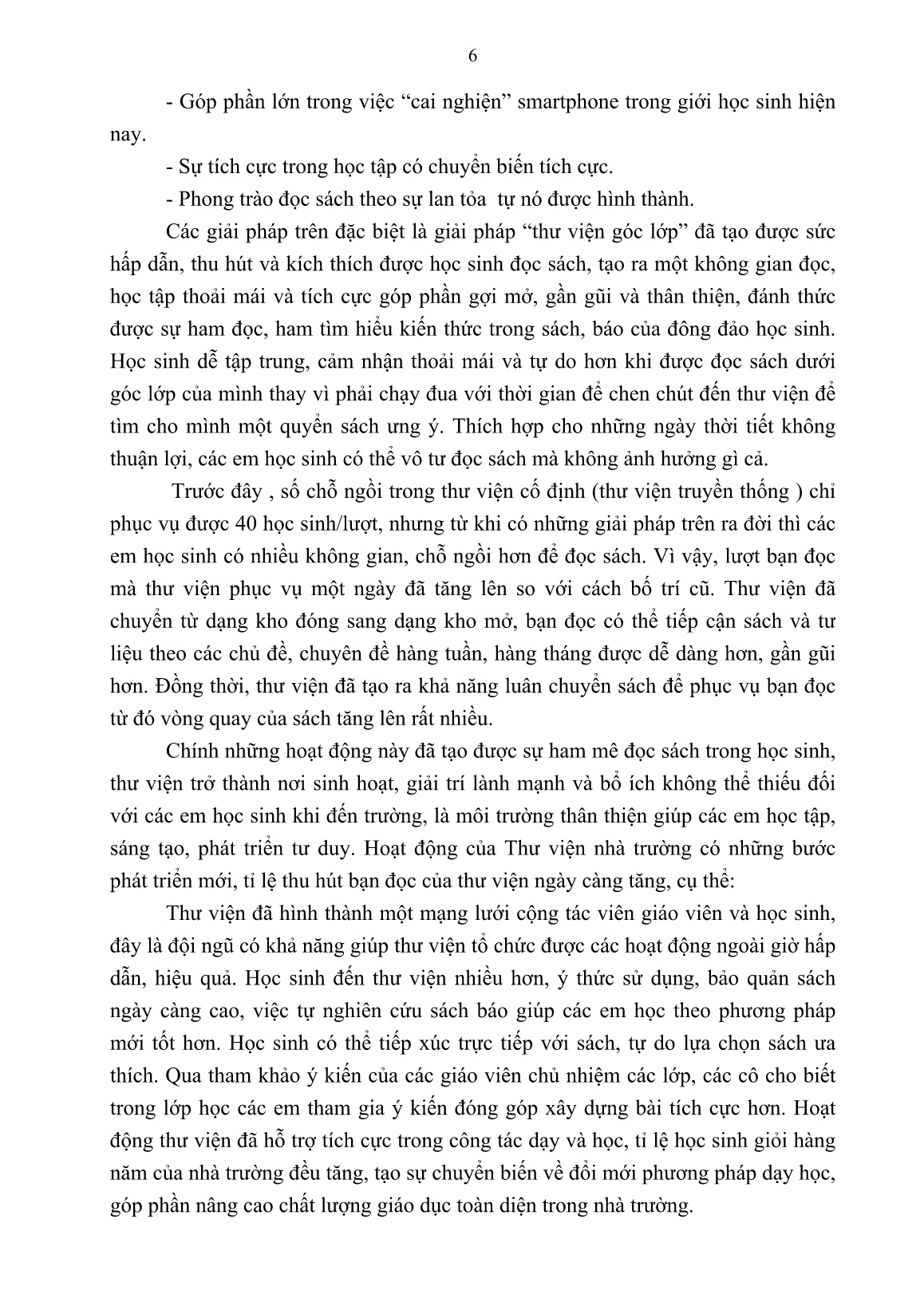 Mô tả Sáng kiến Một số giải pháp để thư viện hoạt động hiệu quả tại trường THPT Trung An năm học 2017-2018 trang 6
