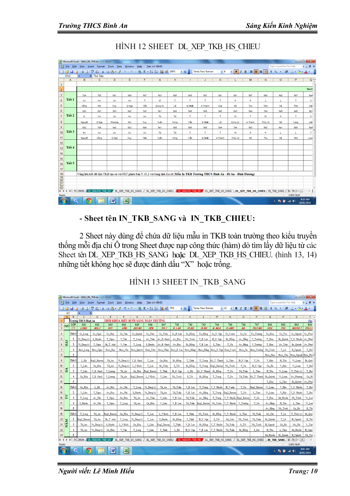 SKKN Ứng dụng phần mềm Excel thiết kế tiện ích chuyển đổi dữ liệu thời khóa biểu từ phân hệ quản lý giảng dạy trong phần mềm Vemis để tạo mẫu in thời khóa biểu trang 10 SKKN Ứng dụng phần mềm Excel thiết kế tiện ích chuyển đổi dữ liệu thời khóa biểu từ phân hệ quản lý giảng dạy trong phần mềm Vemis để tạo mẫu in thời khóa biểu trang 10