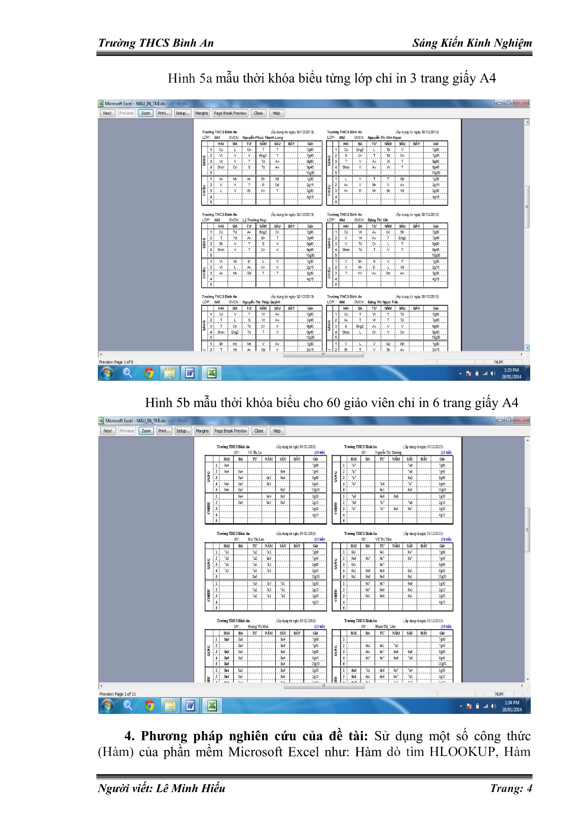SKKN Ứng dụng phần mềm Excel thiết kế tiện ích chuyển đổi dữ liệu thời khóa biểu từ phân hệ quản lý giảng dạy trong phần mềm Vemis để tạo mẫu in thời khóa biểu trang 4 SKKN Ứng dụng phần mềm Excel thiết kế tiện ích chuyển đổi dữ liệu thời khóa biểu từ phân hệ quản lý giảng dạy trong phần mềm Vemis để tạo mẫu in thời khóa biểu trang 4