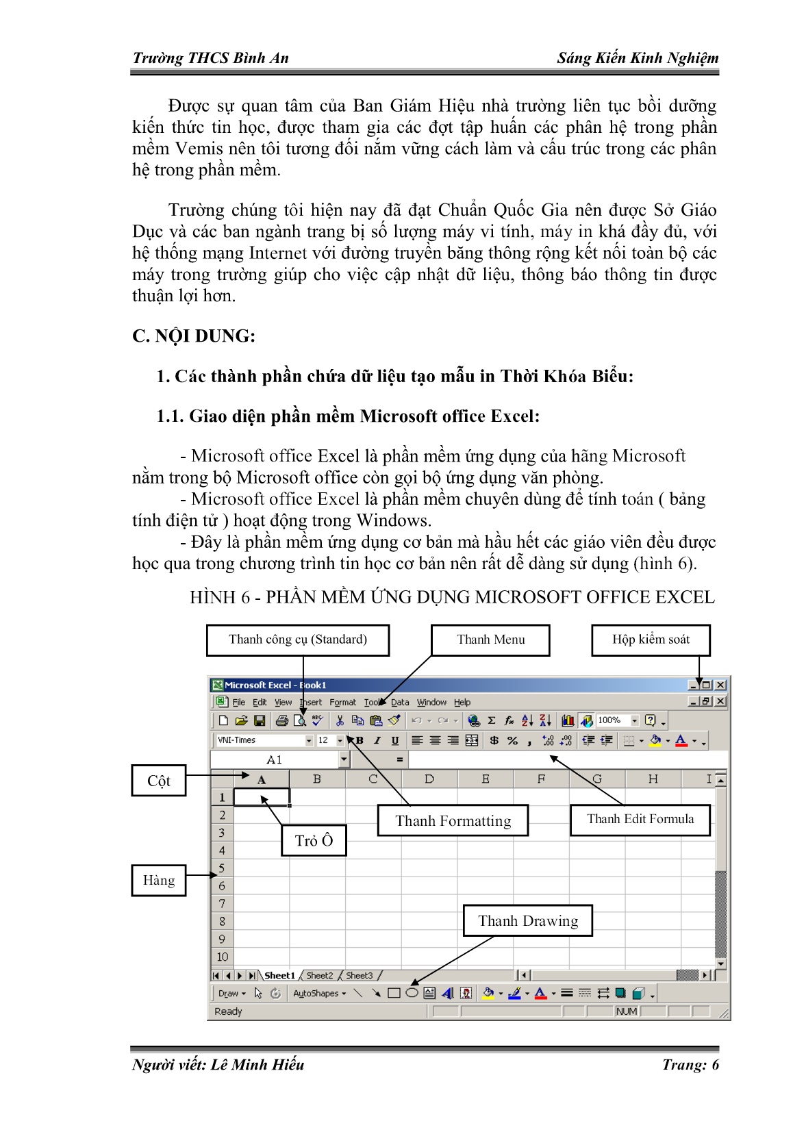 SKKN Ứng dụng phần mềm Excel thiết kế tiện ích chuyển đổi dữ liệu thời khóa biểu từ phân hệ quản lý giảng dạy trong phần mềm Vemis để tạo mẫu in thời khóa biểu trang 6 SKKN Ứng dụng phần mềm Excel thiết kế tiện ích chuyển đổi dữ liệu thời khóa biểu từ phân hệ quản lý giảng dạy trong phần mềm Vemis để tạo mẫu in thời khóa biểu trang 6