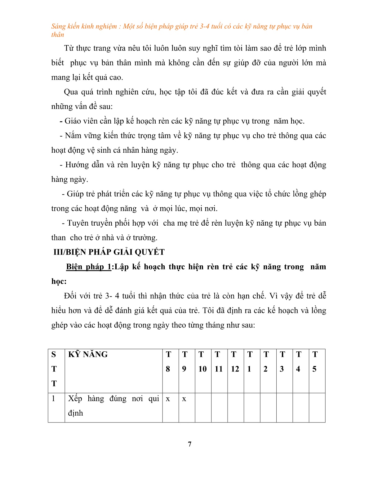 Sáng kiến kinh nghiệm Một số biện pháp giúp trẻ 3-4 tuổi có các kỹ năng tự phục vụ bản thân trang 7 Sáng kiến kinh nghiệm Một số biện pháp giúp trẻ 3-4 tuổi có các kỹ năng tự phục vụ bản thân trang 7