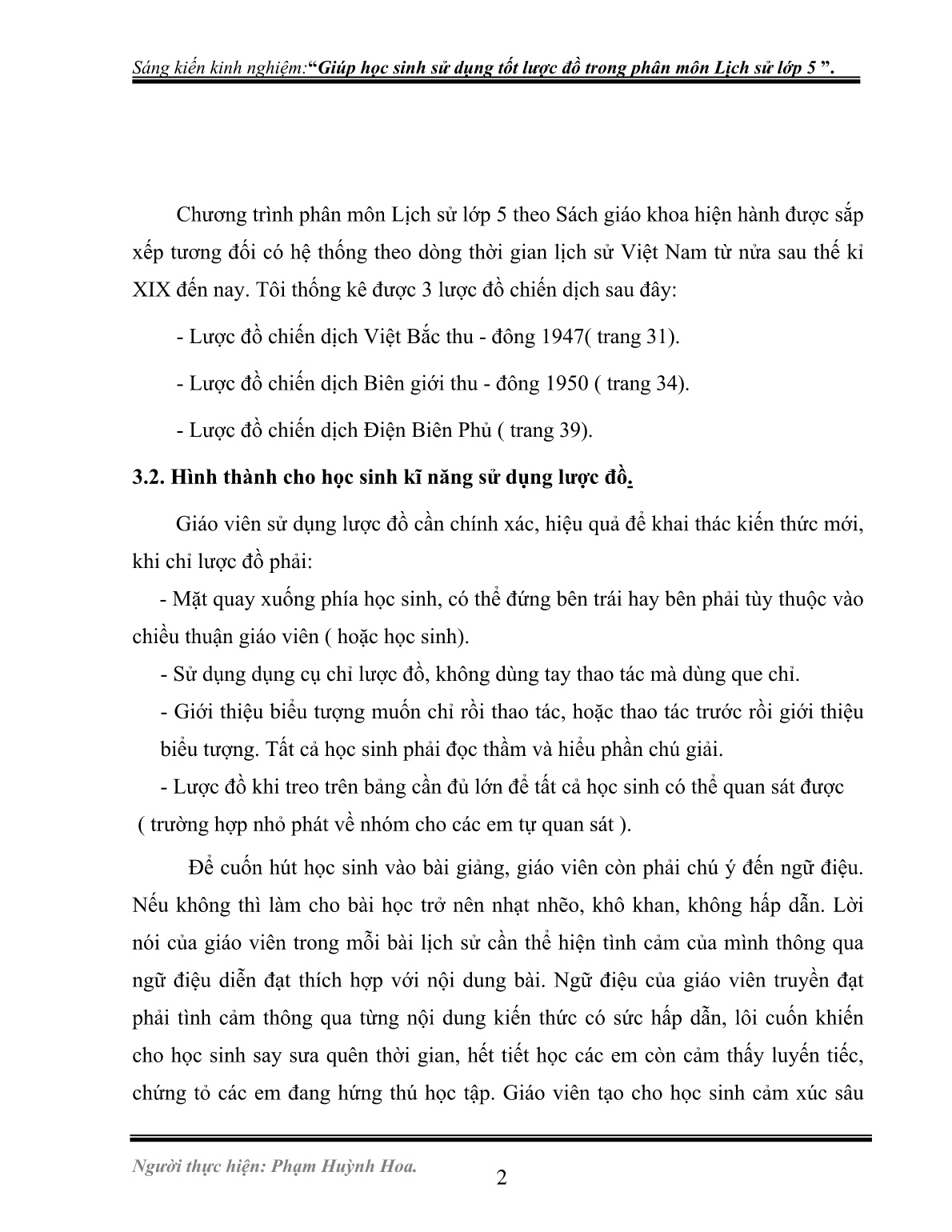 Sáng kiến kinh nghiệm Giúp học sinh sử dụng tốt lược đồ trong phân môn Lịch sử Lớp 5 trang 2 Sáng kiến kinh nghiệm Giúp học sinh sử dụng tốt lược đồ trong phân môn Lịch sử Lớp 5 trang 2