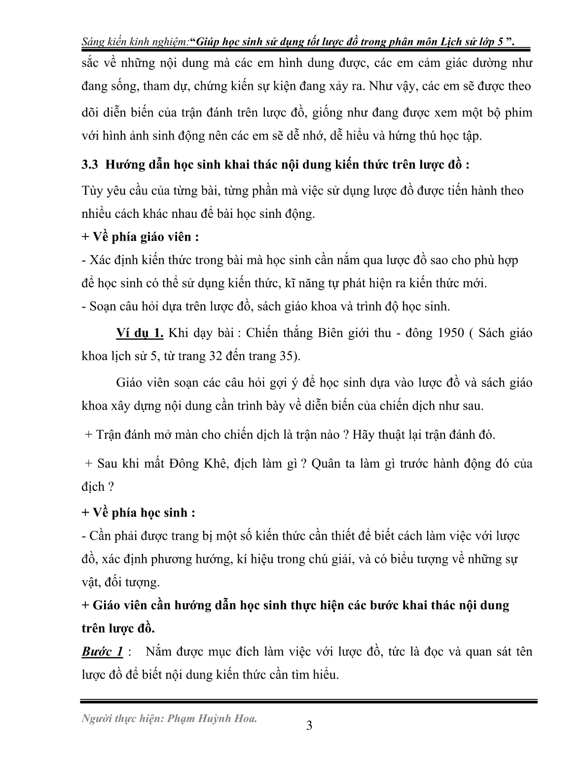 Sáng kiến kinh nghiệm Giúp học sinh sử dụng tốt lược đồ trong phân môn Lịch sử Lớp 5 trang 3 Sáng kiến kinh nghiệm Giúp học sinh sử dụng tốt lược đồ trong phân môn Lịch sử Lớp 5 trang 3