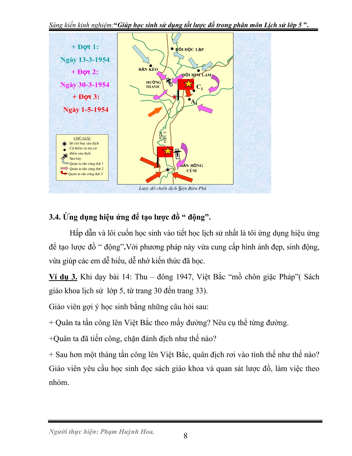 Sáng kiến kinh nghiệm Giúp học sinh sử dụng tốt lược đồ trong phân môn Lịch sử Lớp 5 trang 8 Sáng kiến kinh nghiệm Giúp học sinh sử dụng tốt lược đồ trong phân môn Lịch sử Lớp 5 trang 8