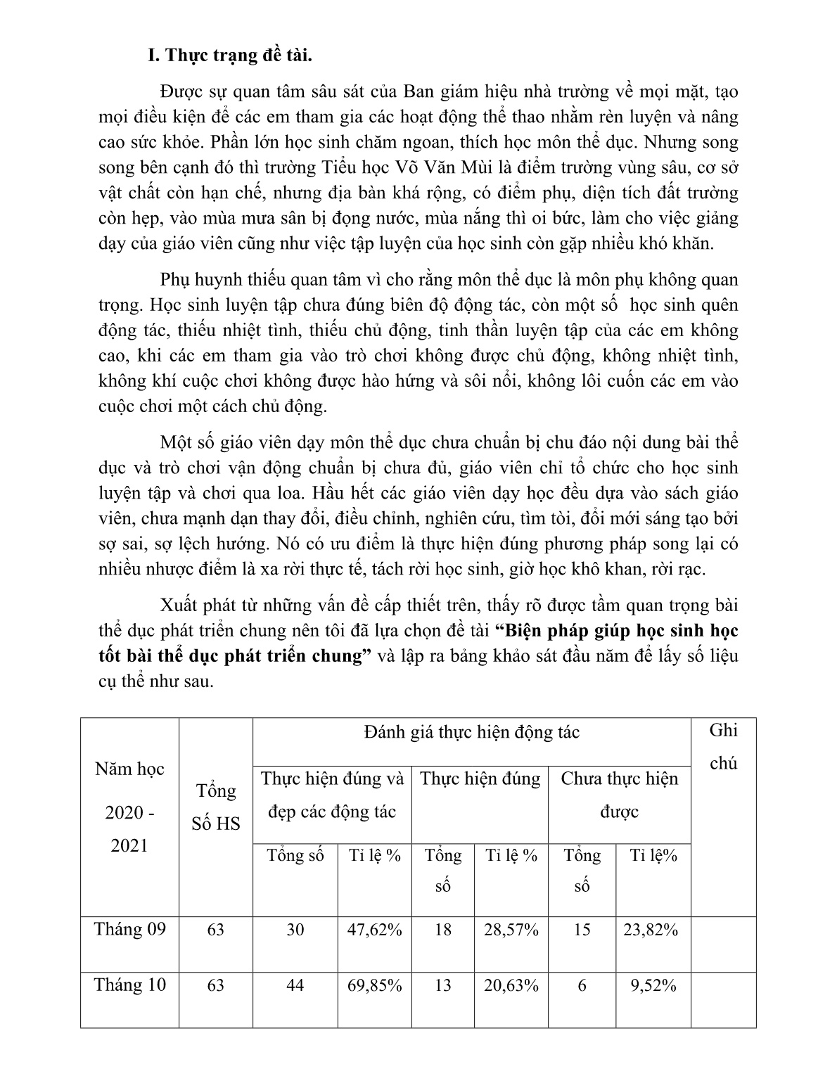 Sáng kiến kinh nghiệm Biện pháp giúp học sinh học tốt bài thể dục phát triển chung trang 2 Sáng kiến kinh nghiệm Biện pháp giúp học sinh học tốt bài thể dục phát triển chung trang 2