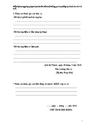 Sáng kiến kinh nghiệm Môt số phương pháp giúp trẻ phát triển thẩm mỹ thông qua hoạt động tạo hình cho trẻ 5-6 tuổi