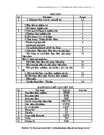 Sáng kiến kinh nghiệm Tư vấn cho học sinh nữ Khối 5 và biện pháp phòng chống lạm dụng tình dục ở trẻ em